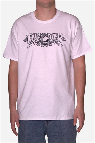 Thrasher Mag Banner T-shirt - White